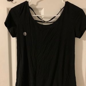 Til You Collapse Black Crossback T-Shirt